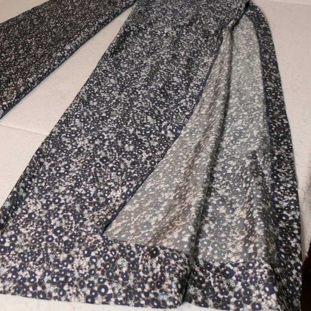 Derek Lam 10 Crosby Womens Silk Pants 0 Black Floral Wide Leg Earthy Artsy Indie